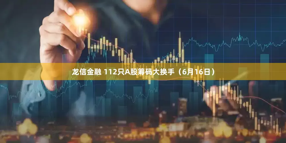 龙信金融 112只A股筹码大换手（6月16日）